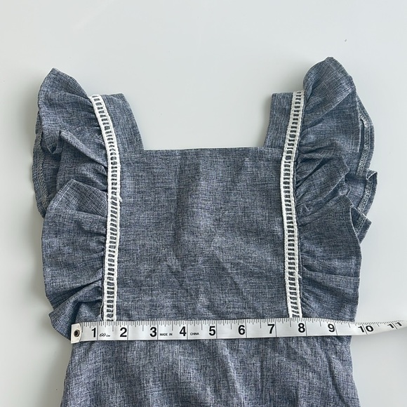 Gray Romper open on the back - Picture 5 of 10